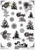 Papel de arroz, Navidad, Vintage, Árbol de Navidad, Cupidos, Copos de nieve, Inscripciones*Reispapier, Weihnachten, Vintage, Weihnachtsbaum, Amoren, Schneeflocken, Inschriften*Рисовая бумага, Рождество, винтаж, елка, амуры, снежинки, надписи